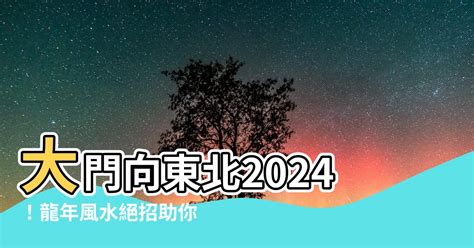 大門向東北化解|龍震天：2024甲辰年特別風水布局及大門地氈顏色